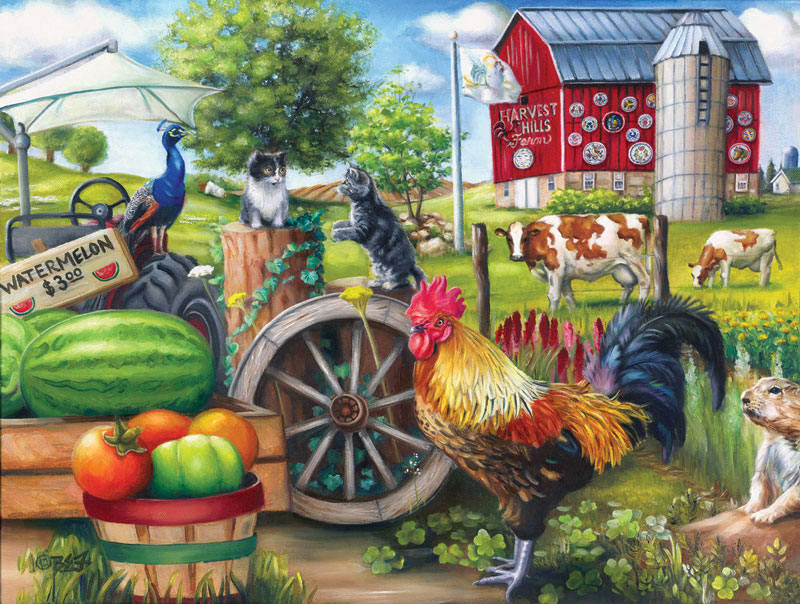 SunsOut XXL Teile - Farm Life 500 Teile Puzzle Sunsout-37661 von SunsOut