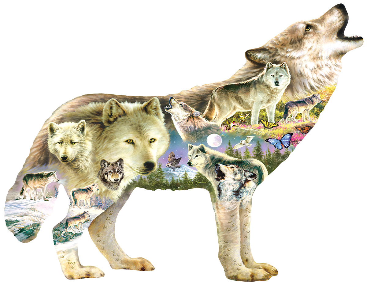 SunsOut XXL Teile - Greg Giordano - Meadow Wolf 750 Teile Puzzle Sunsout-96038 von SunsOut