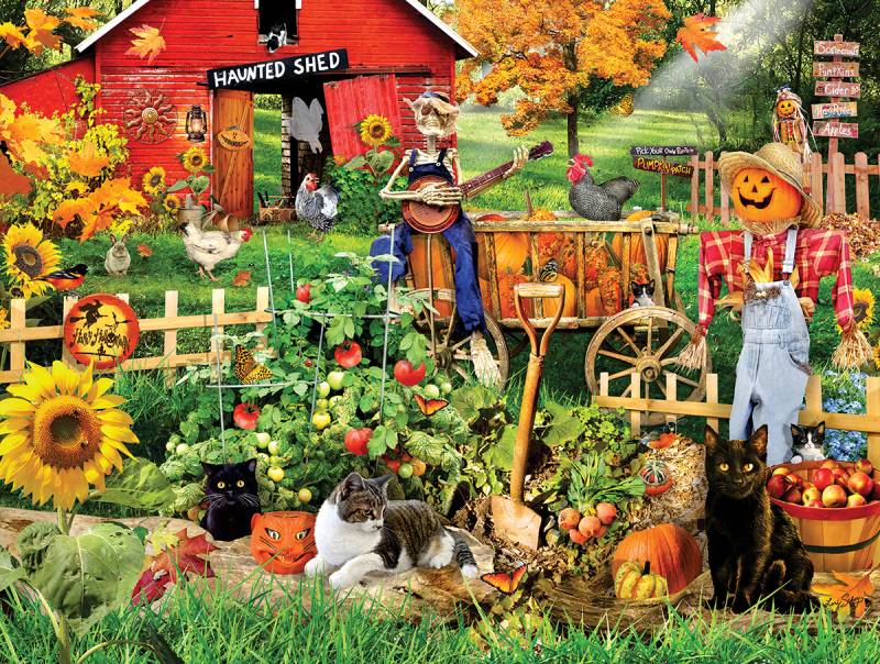 SunsOut XXL Teile - Halloween Harvest 300 Teile Puzzle Sunsout-35272 von SunsOut