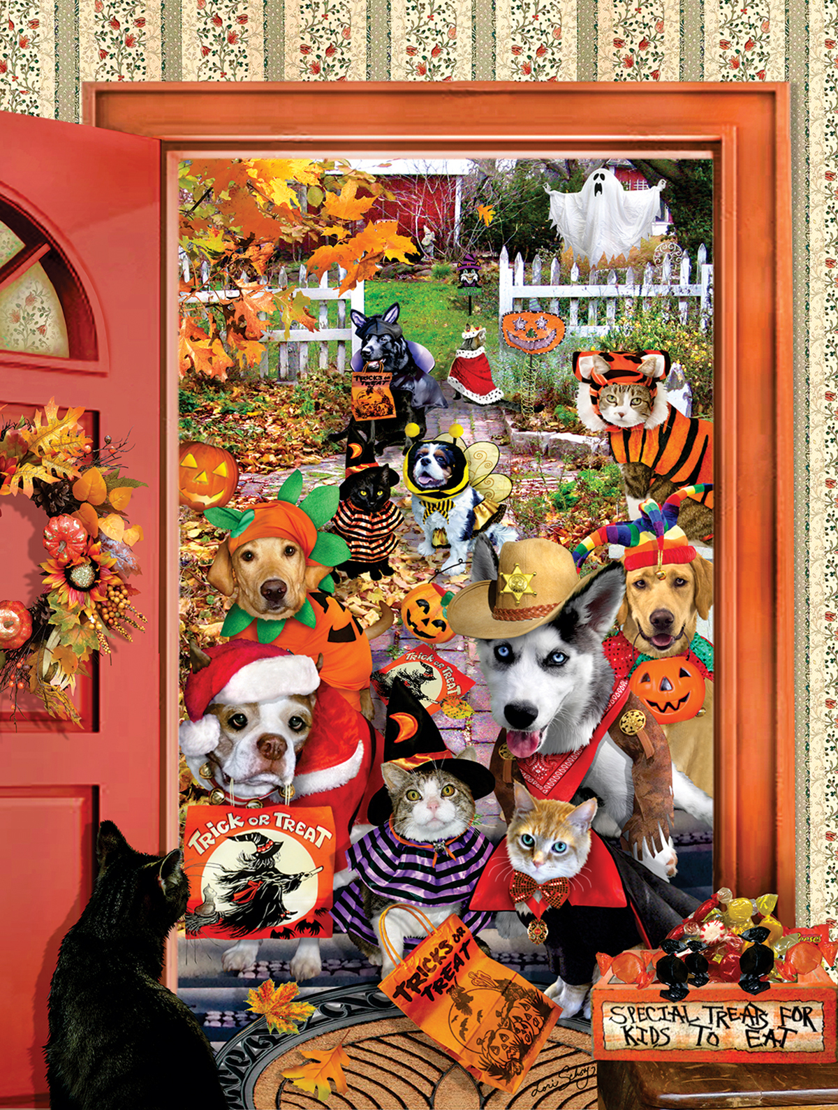 SunsOut XXL Teile - Lori Schory - Halloween Beggars 300 Teile Puzzle Sunsout-35276 von SunsOut