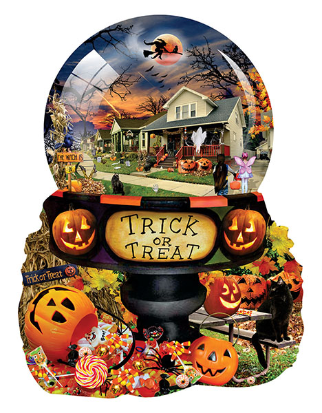 SunsOut XXL Teile - Lori Schory - Halloween Globe 1000 Teile Puzzle Sunsout-96064 von SunsOut