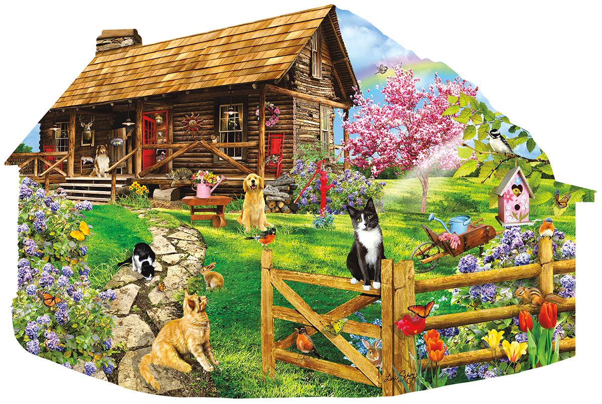 SunsOut XXL Teile - Mountain Spring 1000 Teile Puzzle Sunsout-97044 von SunsOut