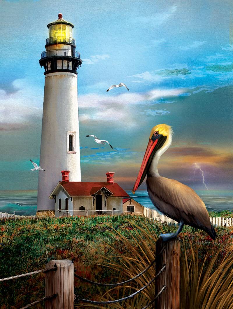 SunsOut XXL Teile - Pigeon Point Lighthouse 500 Teile Puzzle Sunsout-28847 von SunsOut