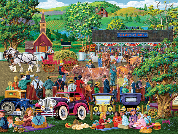 SunsOut XXL Teile - State Fair Picnics 300 Teile Puzzle Sunsout-38724 von SunsOut