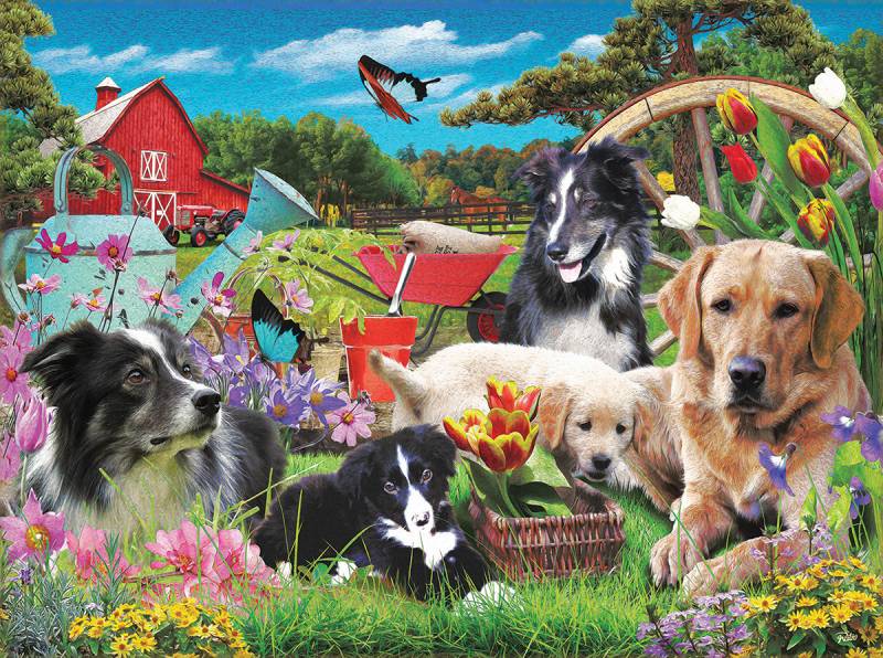 SunsOut XXL Teile - Who Has A Green Thumb ? 500 Teile Puzzle Sunsout-42263 von SunsOut