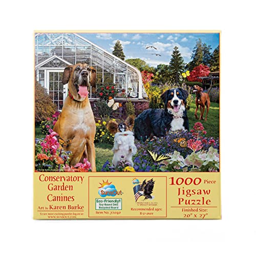 Sunsout Inc Puzzle für Wintergarten, 1000 Teile von SunsOut