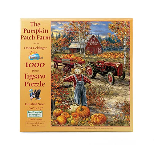 Sunsout Puzzle 1000 Teile - Dona Gelsinger - The Pumpkin Patch Farm von SunsOut