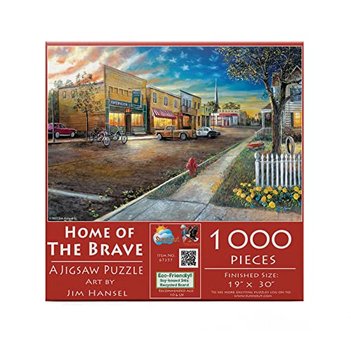 Sunsout Puzzle 1000 Teile - Jim Hansel - Home of The Brave von SunsOut