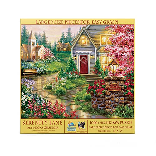 Sunsout Puzzle 1000 Teile - XXL Teile - Dona Gelsinger - Serenity Lane von SunsOut