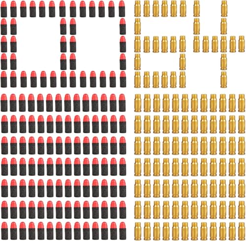 164 Stück Schaumstoff Munition,Munition für Kinder Pistole,Kugel Munition,Munition für Spielzeugpistole,Pfeile Dart Bullets,Spielzeugwaffenzubehör für Kinder,Jungen und Mädchen von Sunshine smile