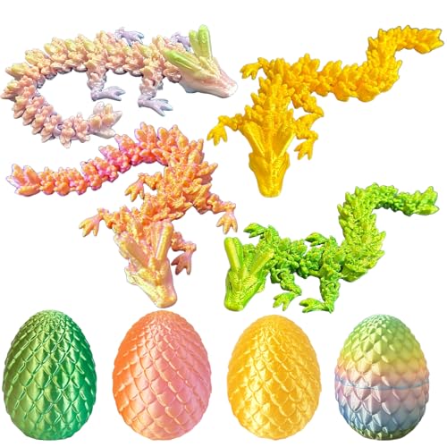 4er Set Miniatur 3D Drachenei mit Drache,13 cm bewegliche Gelenke Drachenspielzeuge,Drachenei mit Drache,3D Gedrucktes Drachenei,Geheimnisvolle Drachen Spielzeug,Drachenfiguren im Drachenei 4er Set Miniatur 3D Drachenei mit Drache,13 cm bewegliche Gelenke Drachenspielzeuge,Drachenei mit Drache,3D Gedrucktes Drachenei,Geheimnisvolle Drachen Spielzeug,Drachenfiguren im Drachenei von Sunshine smile
