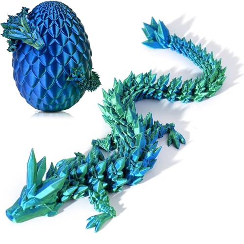 3D-Gedruckter Drache (29cm) mit Drachenei,3D Gedrucktes Drachenei Geheimnisvolle Drachen Spielzeug,Mini 3D Gedruckter Beweglicher Drachen Spielzeug, für Easter Weihnachtstag Schreibtisch Dekoration 3D-Gedruckter Drache (29cm) mit Drachenei,3D Gedrucktes Drachenei Geheimnisvolle Drachen Spielzeug,Mini 3D Gedruckter Beweglicher Drachen Spielzeug, für Easter Weihnachtstag Schreibtisch Dekoration von Sunshine smile