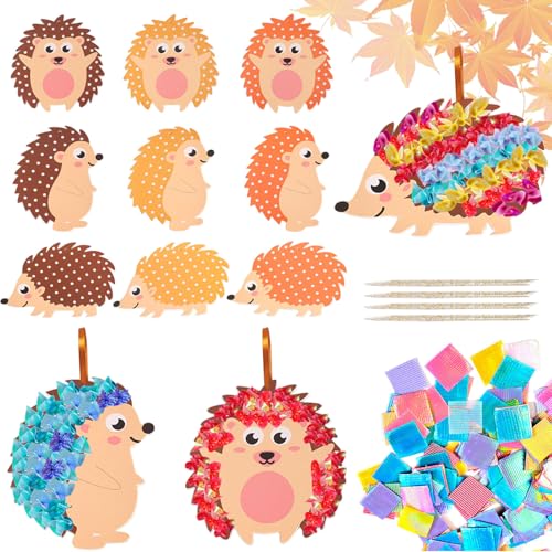 Bastelset Herbst,Fensterbilder Herbst Basteln Kinder,Igel Basteln Herbst Kreativsets,Igel Bastelsets für Kinder,DIY Herbst Fensterdeko Kreativsets,Bastelvorlagen Herbst,Basteln Herbst Kreativsets von Sunshine smile