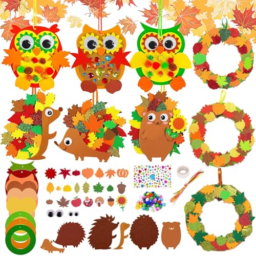 Bastelset Herbst,Fensterbilder Herbst Basteln Kinder,Igel Basteln Herbst Kreativsets,Igel Bastelsets für Kinder,DIY Herbst Fensterdeko Kreativsets,Bastelvorlagen Herbst,Basteln Herbst Kreativsets von Sunshine smile