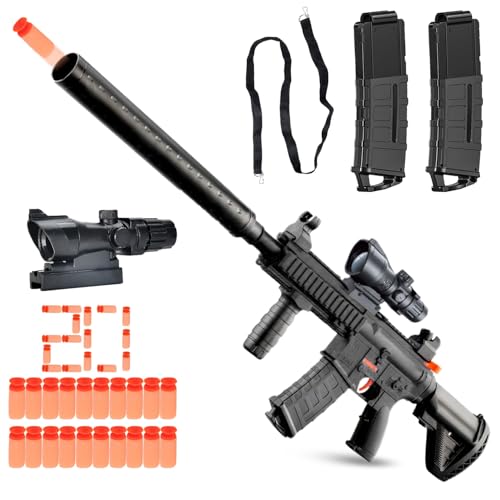 Spielzeug Pistole,Soft Bullet Gun M416,Pistole Kinder,Spielzeug Pistole mit Munition,Soft Bullet Toy Pistole,Schaumstoff Pistole,Spielzeugpistole für 6+ Kindergeschenke von Sunshine smile