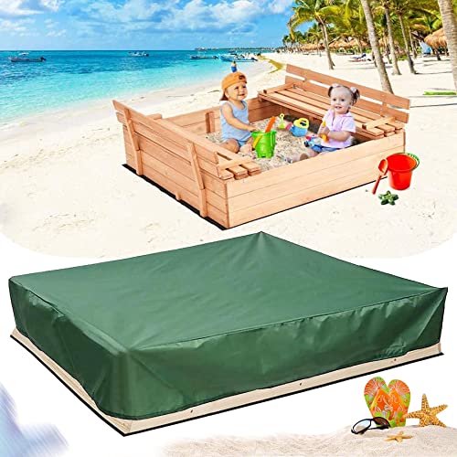 Sunshine smile 200x200cm Wasserdicht Sandkasten Abdeckung,Sandkastenabdeckung Plane,Spielzeug Sandkasten Abdeckung,Staubdichte Sandkasten Abdeckung,Abdeckplane Sandkastenabdeckung Plane von Sunshine smile