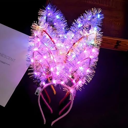 Sunshine smile 6 Pcs LED Haarreif,Hasenohren Haarreif LED,Haarkranz mit Licht,Kopfschmuck Leuchtend,Leuchtkranz Haare,Lichterkette Haare Schlager,Led Haarkranz,Leuchtende Haarreifen Sunshine smile 6 Pcs LED Haarreif,Hasenohren Haarreif LED,Haarkranz mit Licht,Kopfschmuck Leuchtend,Leuchtkranz Haare,Lichterkette Haare Schlager,Led Haarkranz,Leuchtende Haarreifen von Sunshine smile