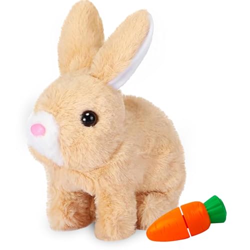 Hüpfendes Kaninchen,Sprechender Hasen,Hasen Kuscheltiere Klein, Interaktives Kaninchen Haustier Spielzeug,Elektronisches Plüschhase mit Geräusche Macht,Hüpfendes Kaninchen Spielzeug Hüpfendes Kaninchen,Sprechender Hasen,Hasen Kuscheltiere Klein, Interaktives Kaninchen Haustier Spielzeug,Elektronisches Plüschhase mit Geräusche Macht,Hüpfendes Kaninchen Spielzeug von Sunshine smile