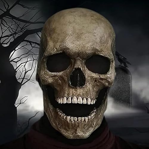 Skelett Maske Herren,Totenkopf Maske Beweglich,Halloween Masken,Halloween Maske Totenkopf,Maske Halloween Herren,Totenkopf Maske Herren,Schädel Maske,Skelett Maske Mann,Halloween Masken Horror von Sunshine smile