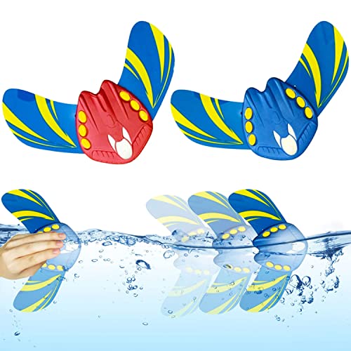 Unterwasser Glider,Tauchspielzeug für Kinder Pool, 2 Stücke Teufel Fisch Schwimmbad Spielzeug,Wasserspielzeug Kinder,Poolspielzeuge Poolparty,Wasser Spielzeug Fische,Unterwasser Spielzeug Strand von Sunshine smile