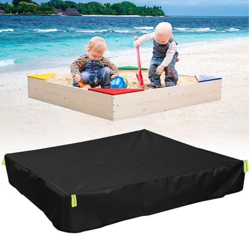 120 * 120 * 20cm Wasserdicht Sandkasten Abdeckung, Sandkastenabdeckung Plane,Spielzeug Sandkasten Abdeckung,Staubdichte Sandkasten Abdeckung, Abdeckplane Sandkastenabdeckung von Sunshine smile