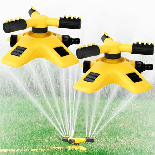 Wassersprinkler Garten Kinder,2PCS Sprinkler Spielzeug für Kinder,Rotierende Gartensprenger,Sommer Wassersprinkler für Kinder,Rotierende Sprinkler Sprenger,Wasserspielzeug Kinder Outdoor von Sunshine smile