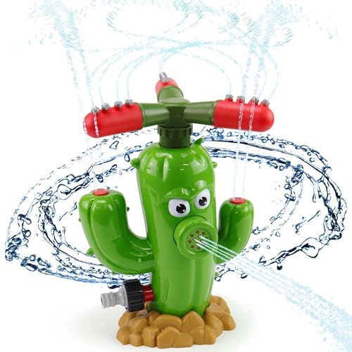 Wassersprinkler Kinder,Sprinkler Spielzeug für Kinder,Sprinkler Kinder Spielzeug,Kaktus Sprinkler,Wassersprinkler Spielzeug,Wasserspielzeug Sprinkler,Wassersprenkler Garten Kinder,Rasensprenger Kinder von Sunshine smile