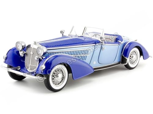 1939 Horch 855 Special Roadster Blau Bitono 1:18 Sun Star 2408 von Sunstar