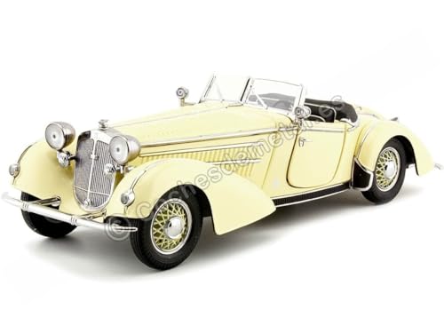 1939 Horch 855 Special Roadster Gelb 1:18 Sun Star 2407 von Sunstar