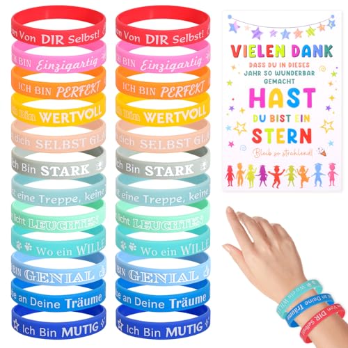 Sunwuun 36 Stück Motivationsarmbänder,Mitgebsel Kindergeburtstag,Abschiedsgeschenk Schüler,Kleine Geschenke für Kinder,Gglücksbringer,Party Mitgebsel für Teenager Schüler Erwachsene Sunwuun 36 Stück Motivationsarmbänder,Mitgebsel Kindergeburtstag,Abschiedsgeschenk Schüler,Kleine Geschenke für Kinder,Gglücksbringer,Party Mitgebsel für Teenager Schüler Erwachsene von Sunwuun