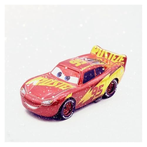 SUOSUO LZWJD Pixar Autos 3 Küken Hicks Polizei McQueen Mater Fabelhaft Hudson 1: 55 Diecast Metalllegierung Modell Auto Spielzeug für Jungen (Farbe : Rust Eze McQueen) von SuoSuo