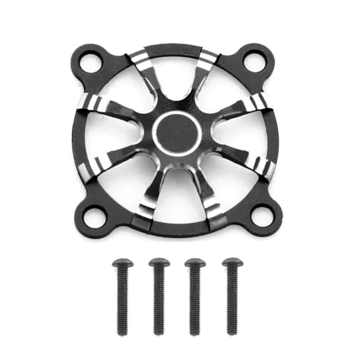Suoumwa 30x30mm Lüfterabdeckung Aus Aluminiumlegierung für RC-Motor ESC Elektrische Regellüfterschutzabdeckung Schwarz von Suoumwa