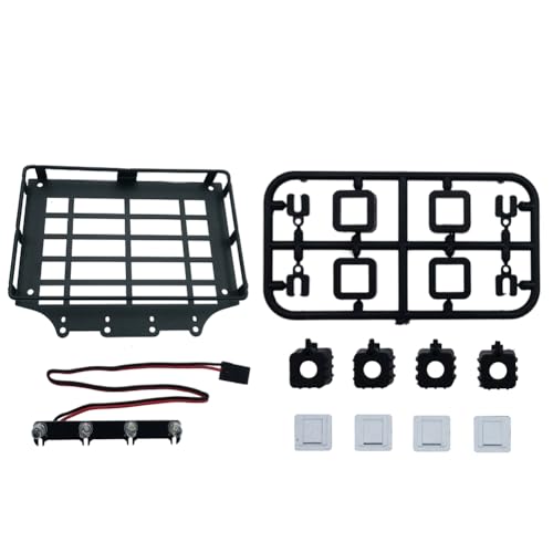 Suoumwa H12Y 1/12 Serie RC Auto Metallgepäckträger mit Lichtset: Upgrade- & Anpassungsteile Suoumwa H12Y 1/12 Serie RC Auto Metallgepäckträger mit Lichtset: Upgrade- & Anpassungsteile von Suoumwa