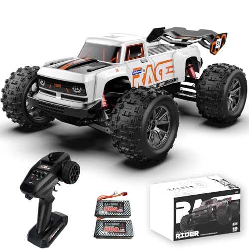 SupKonXi Ferngesteuertes Auto, 40 km/h RC Auto, 1:16 Hobby RC Buggy, 4WD All Terrain, Hochgeschwindigkeits RC Truck, 2,4 GHz RC Crawler, 2 Akku 40 Minuten, Tolles Geschenk für Erwachsene, Kinder von SupKonXi