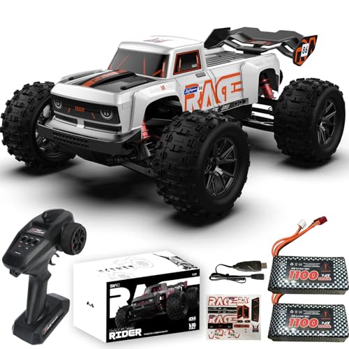 SupKonXi Ferngesteuertes Auto, 40 km/h RC Auto, 1:16 Hobby RC Buggy, 4WD All Terrain, Hochgeschwindigkeits RC Truck, 2,4 GHz RC Crawler, 2 Akku 40 Minuten, Tolles Geschenk für Erwachsene, Kinder von SupKonXi