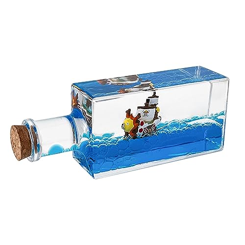 Cruise Ship Fluid Drift Bottle, Cruise Ship in a Bottle, Acrylic Cruise Ship Model Decoration, Cruise Ship That Never Sinks Ornament for Desk Decor 17.5x6.5x4.3cm von Supatmul