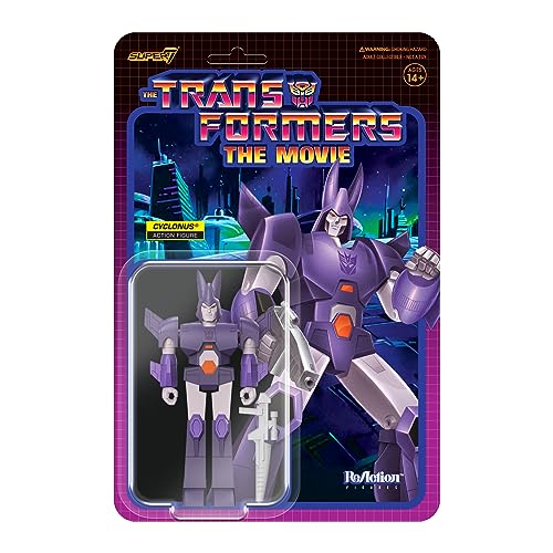 Super 7 Figur Reaction Transformers Cyclonus von Super7