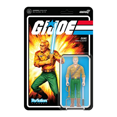 Super 7 G.I. Joe RE-GIJOW05-DUK-02 Reaktionsfigur Wave 5 Duke - Combat Gladiator von Super7