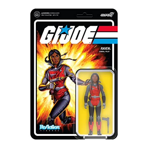 Super 7 G.I. Joe Raven Cobra Pilot 9,5 cm Reaktionsfigur von Super7