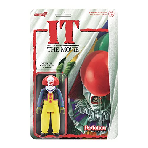 Super 7 RE-SKITW01-MST It The Movie: Monster Pennywise Reaktionsfigur, Mehrfarbig, Standard von Super7