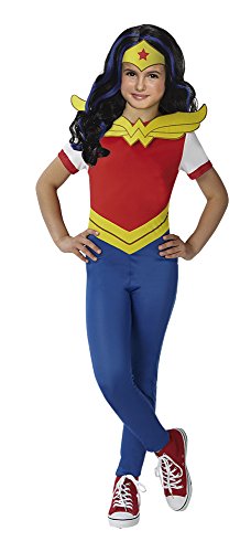 Super Hero Girls Wonder Woman Kostüm und Perücke SHG in Box, Größe XL (Rubie 's Spain 630576-xl) von Rubie's