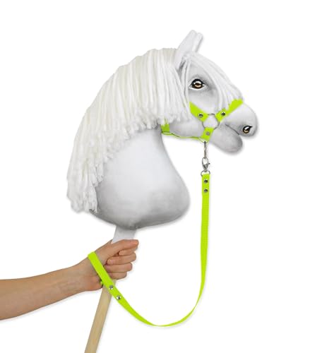 Anbindung für Hobby Horse mit Band - neon green von Super Hobby Horse