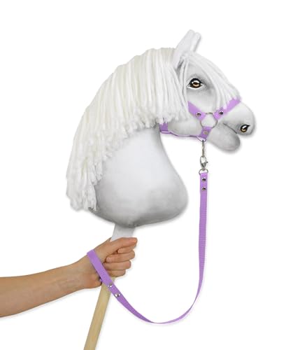 Eine Halteleine für EIN Steckenpferd aus Klebeband. Set ohne Pferd. Hobby Horse, Lila. von Super Hobby Horse