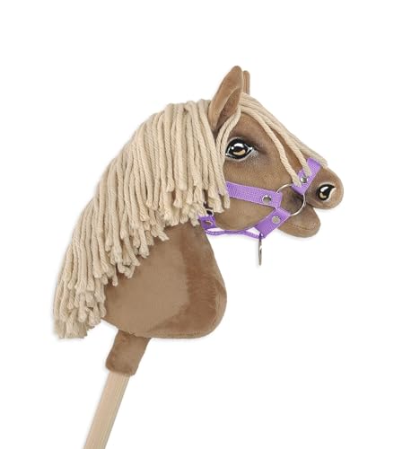 Super Hobby Horse A4 Pferdehalfter, Lila. Praktisches und langlebiges Halfter für das Hobby Horse Pferde. Set ohne Pferd. von Super Hobby Horse