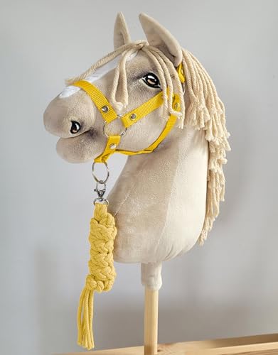 Hobby Horse Set: Halfter A3 + Befestigungsseil - gelb Kein Pferd enthalten von Super Hobby Horse