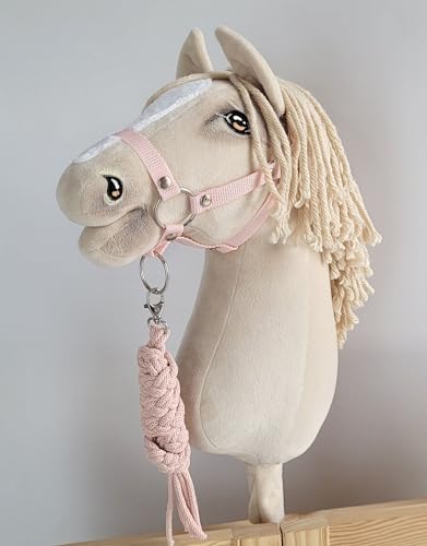 Super Hobby Horse Seilhalteleine für Steckenpferd – Puderrosa. Kein Pferd enthalten. von Super Hobby Horse