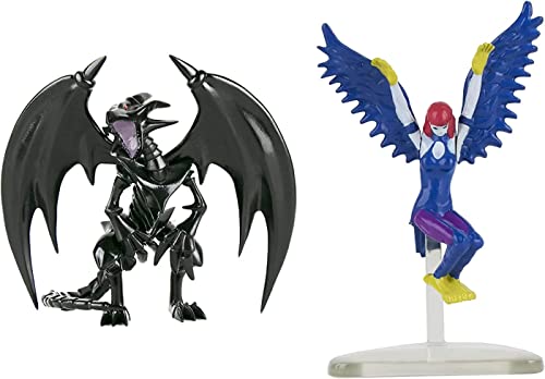 Super Impulse 5502C Yu Gi Oh Sehr detaillierte 9,5 cm bewegliche Figuren, Set enthält Harpyie Lady und Red-Eyes Black Dragon von Super Impulse