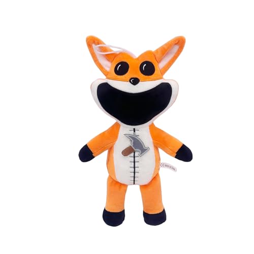 Super JAKES Smiling Critters Plush Toy, CatNap Plush Smiling Critters Cartoon Stuff Dolls for Game Fans Favors Preferred Gifts for Kids Toddler Birthday（Fox） von Super JAKES