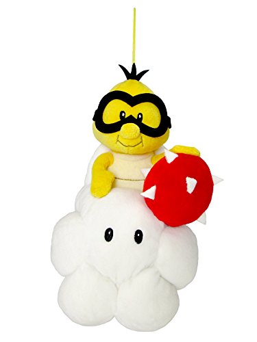 Super Mario ALLSTAR COLLECTION Stofftier Kuscheltier Plüsch Figur Plüschtier: Lakitu Jugem 22cm von Sanei