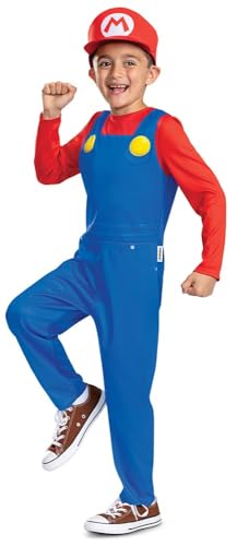 Super Mario Bros. Mario Children's Costume, Officially Licensed by Disguise, Comfortable Fit and Detailed Design, M 7 To 8 Super Mario Bros. Mario Children's Costume, Officially Licensed by Disguise, Comfortable Fit and Detailed Design, M 7 To 8 von Super Mario Bros.